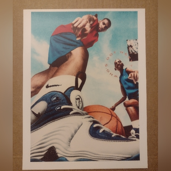 PENNY HARDAWAY & LITTLE PENNY 8.5x11 PREMIUM GLOSSY VINTAGE POSTER BRAND NEW!🤩 - Picture 1 of 6